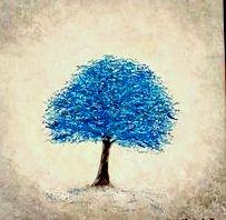 Strom života - akryl na plátně